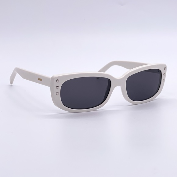 NEW CELINE CL40072I 25N WOMEN WHITE CELINE SUNGLASSES CL 40072I - Picture 6 of 10